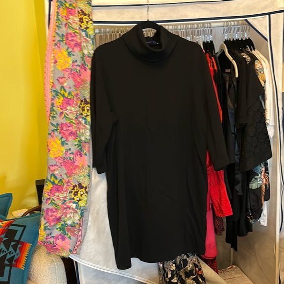 NEW, Zara Turtleneck Dress - Black L (NWOT) - Picture 4 of 6